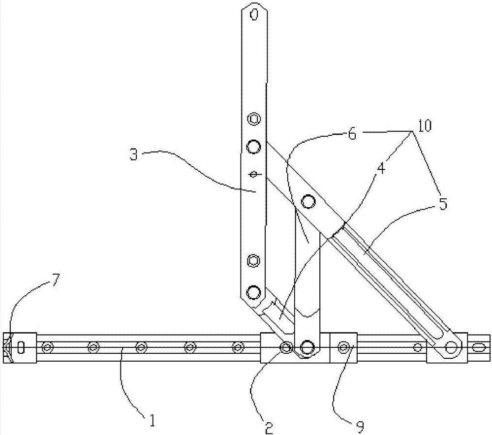 Casement window hinge, manufacturing method of casement window hinge, and casement window using casement window hinge