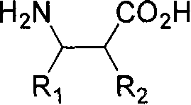Resolution method of beta-amino acid