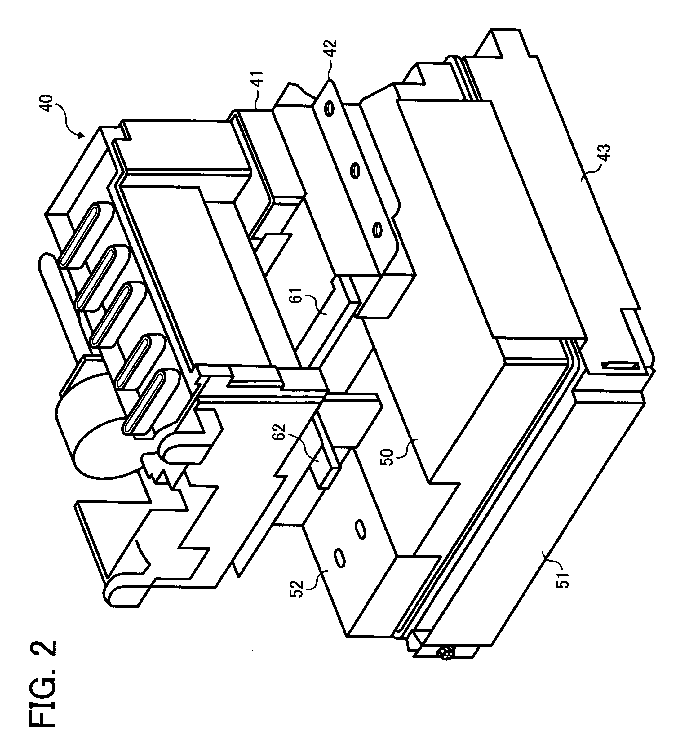 Ink jet recording apparatus with higher flexibility in layout of components