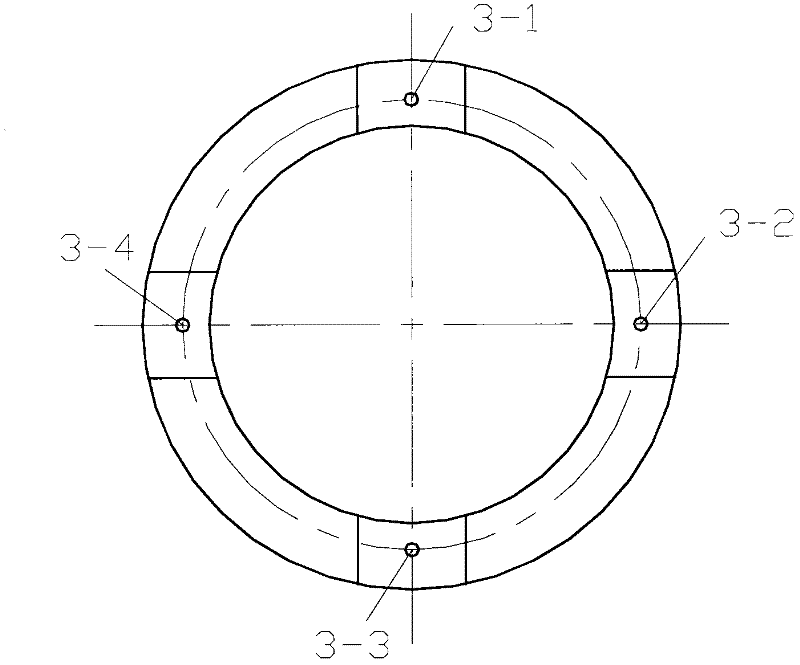 End-face-sealed friction surface temperature measuring method