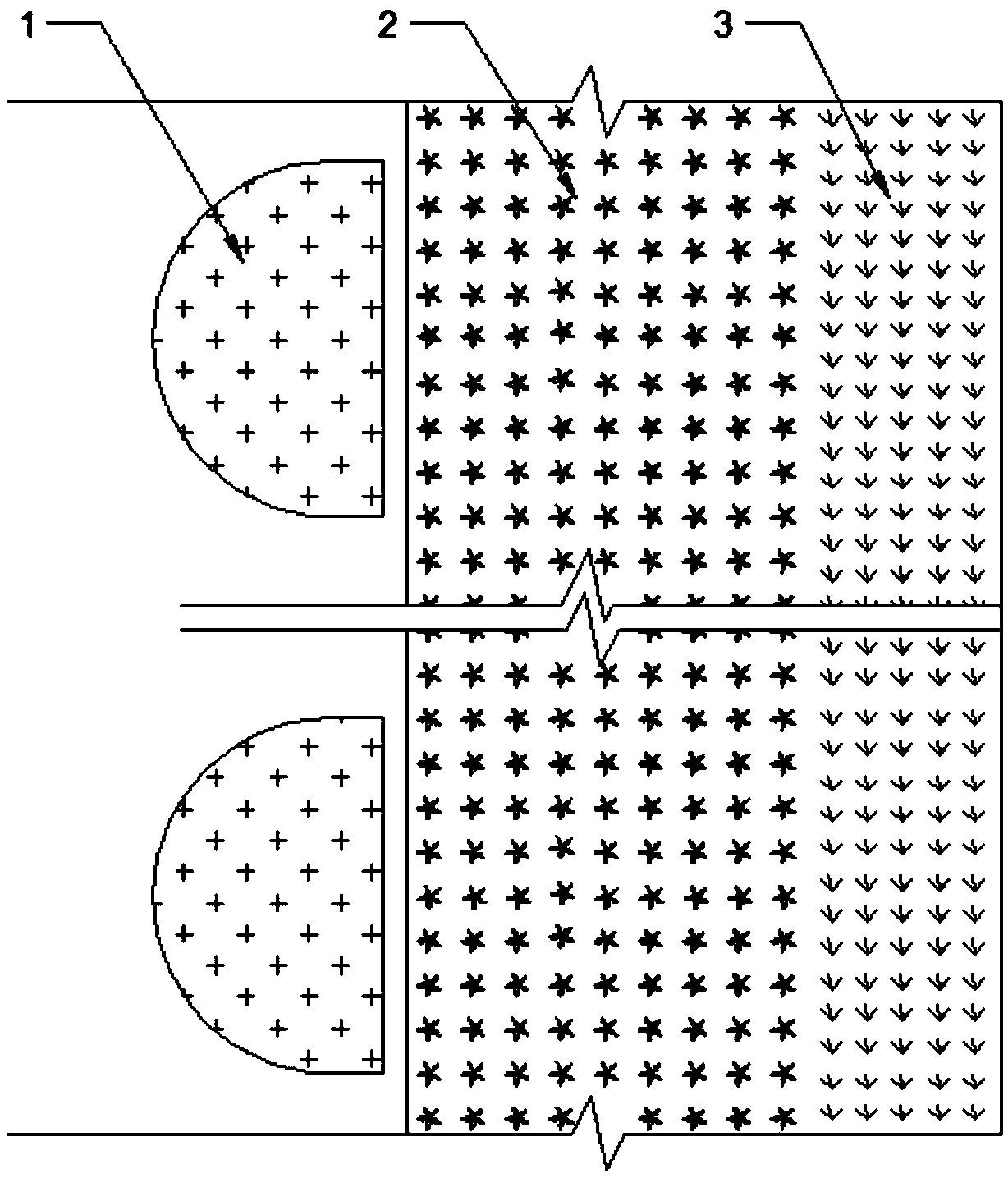 Coastal zone plant combination planting system adaptive to water level change