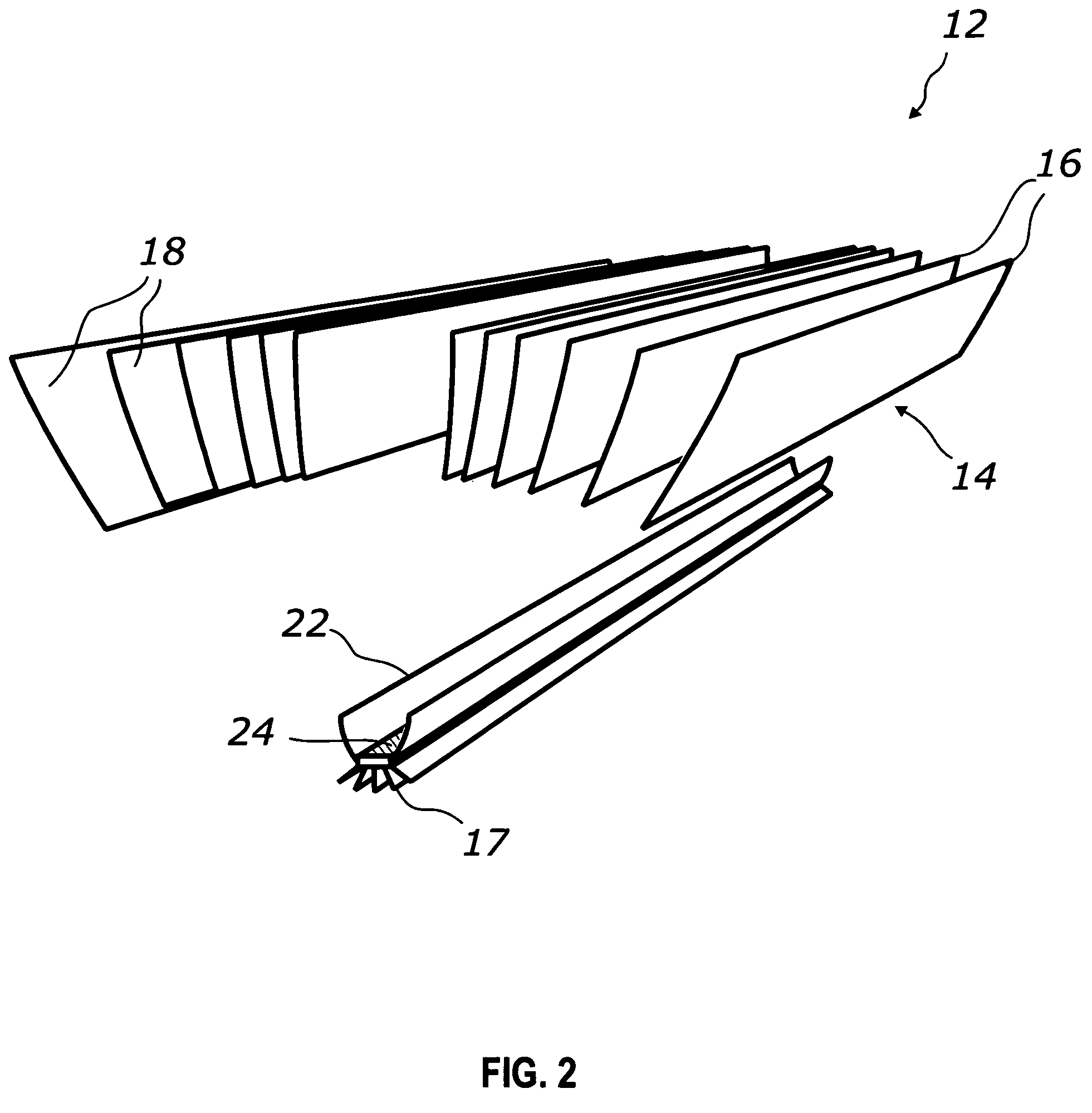 Multistage system for radiant energy flux transformation comprising an array of slat-like reflectors