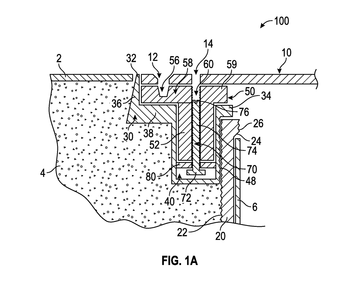 Drain and drain leveling mechanism