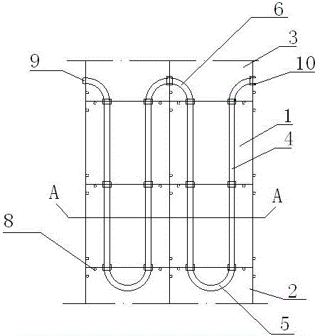 A splicing method for modular floor heating