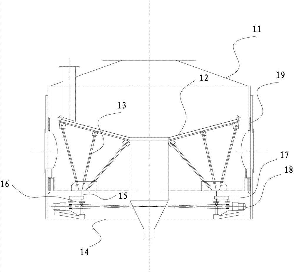 Large low-rank coal purifying quality-improving processing device