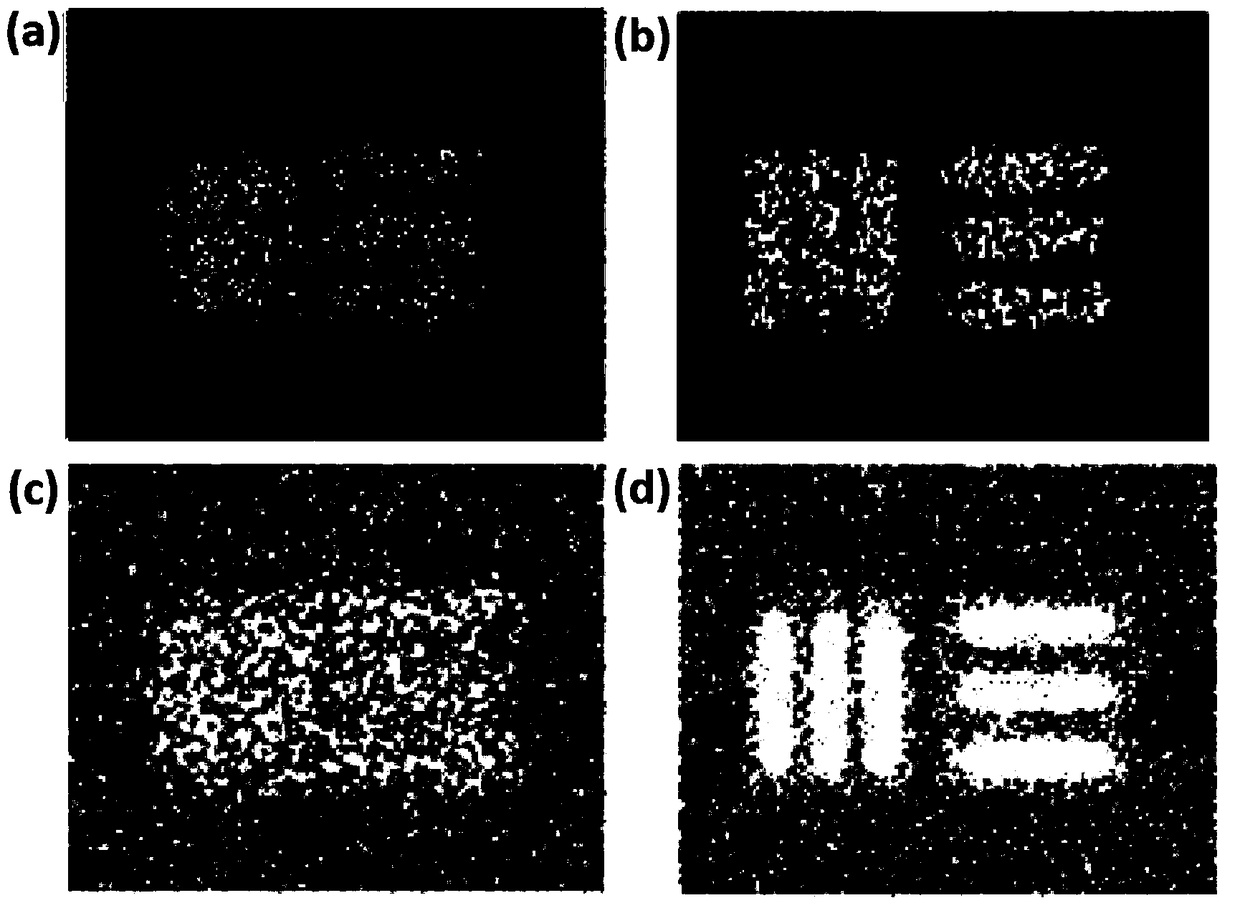 Weak light image stochastic resonance reconstruction method and device based on cross modulation instability