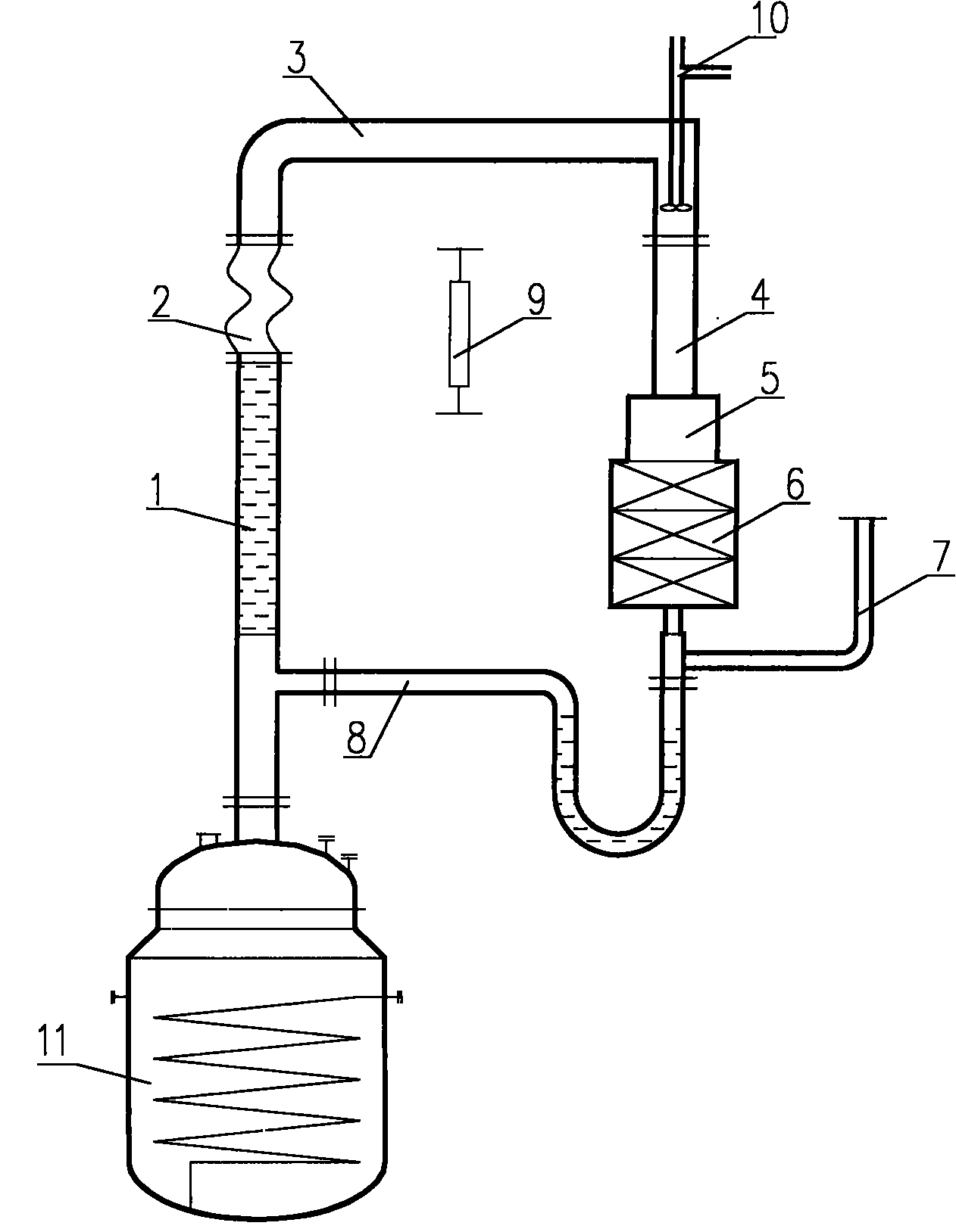 Method of preparing chloropinacolone by gas-phase photocatalysis chlorination and special device thereof