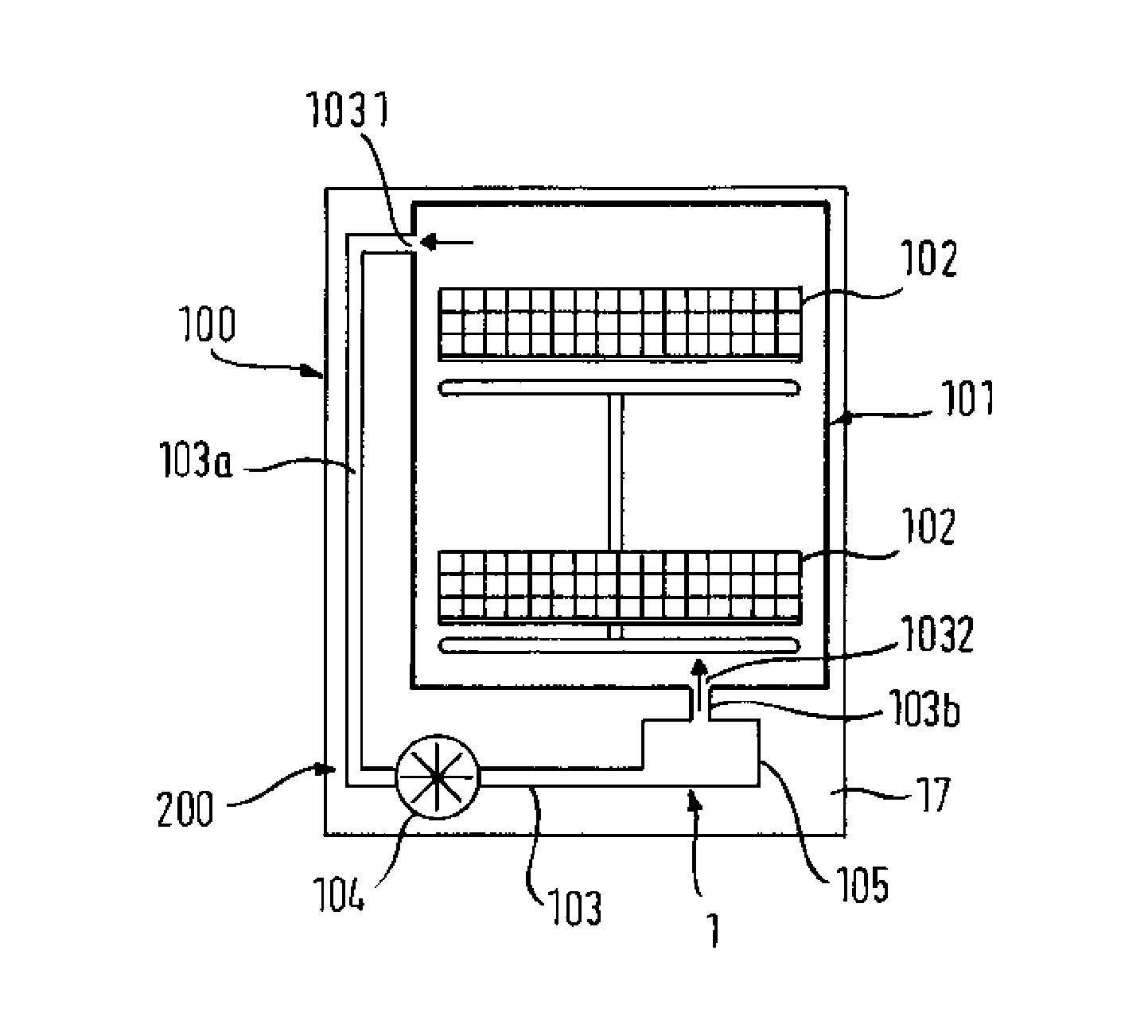 Dishwasher with sorption dryer device