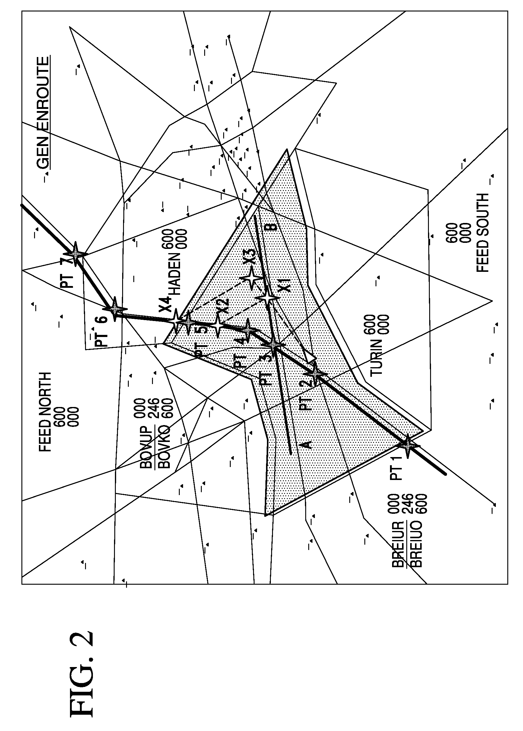 Method for improving route and 4D prediction calculations by FMS for ATC tactical instructions