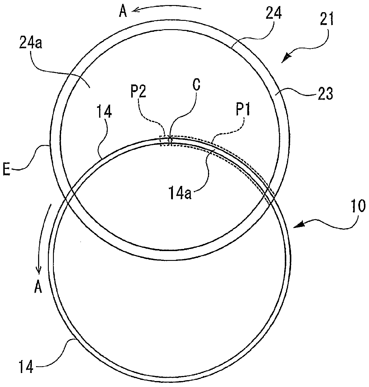 Holding surface grinding method