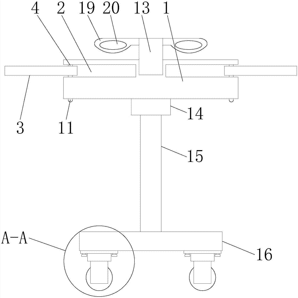 Medical cart capable of increasing placing area