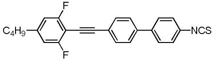 A liquid crystal compound with high birefringence and wide nematic phase temperature range and composition thereof