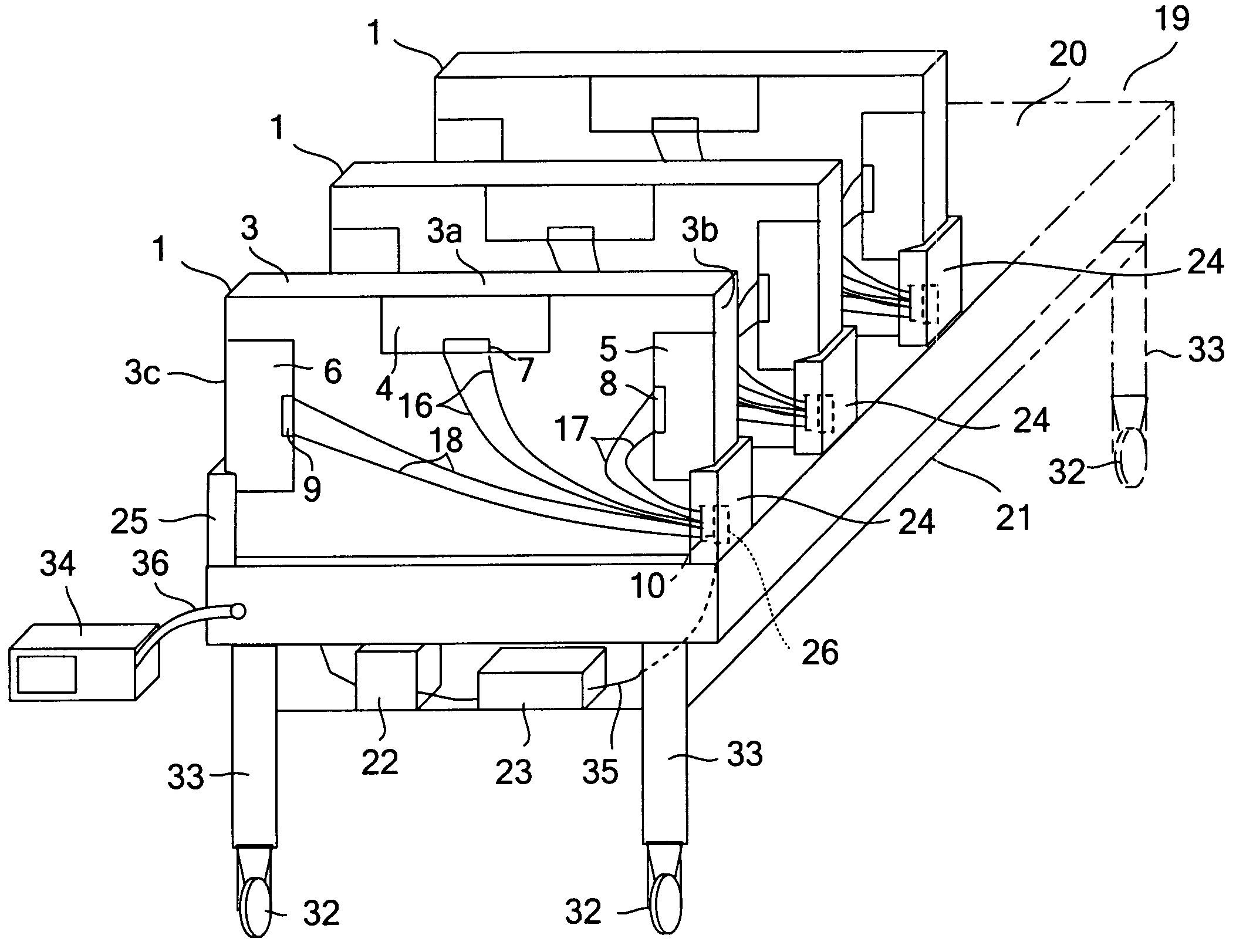 Inspection apparatus for inspecting a display module