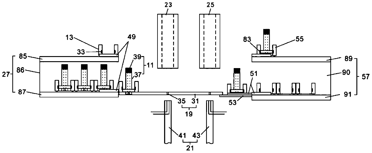 Automatic sampling device for rock pyrolysis instrument
