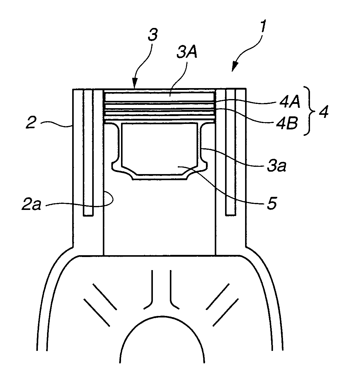 Piston for internal combustion engine