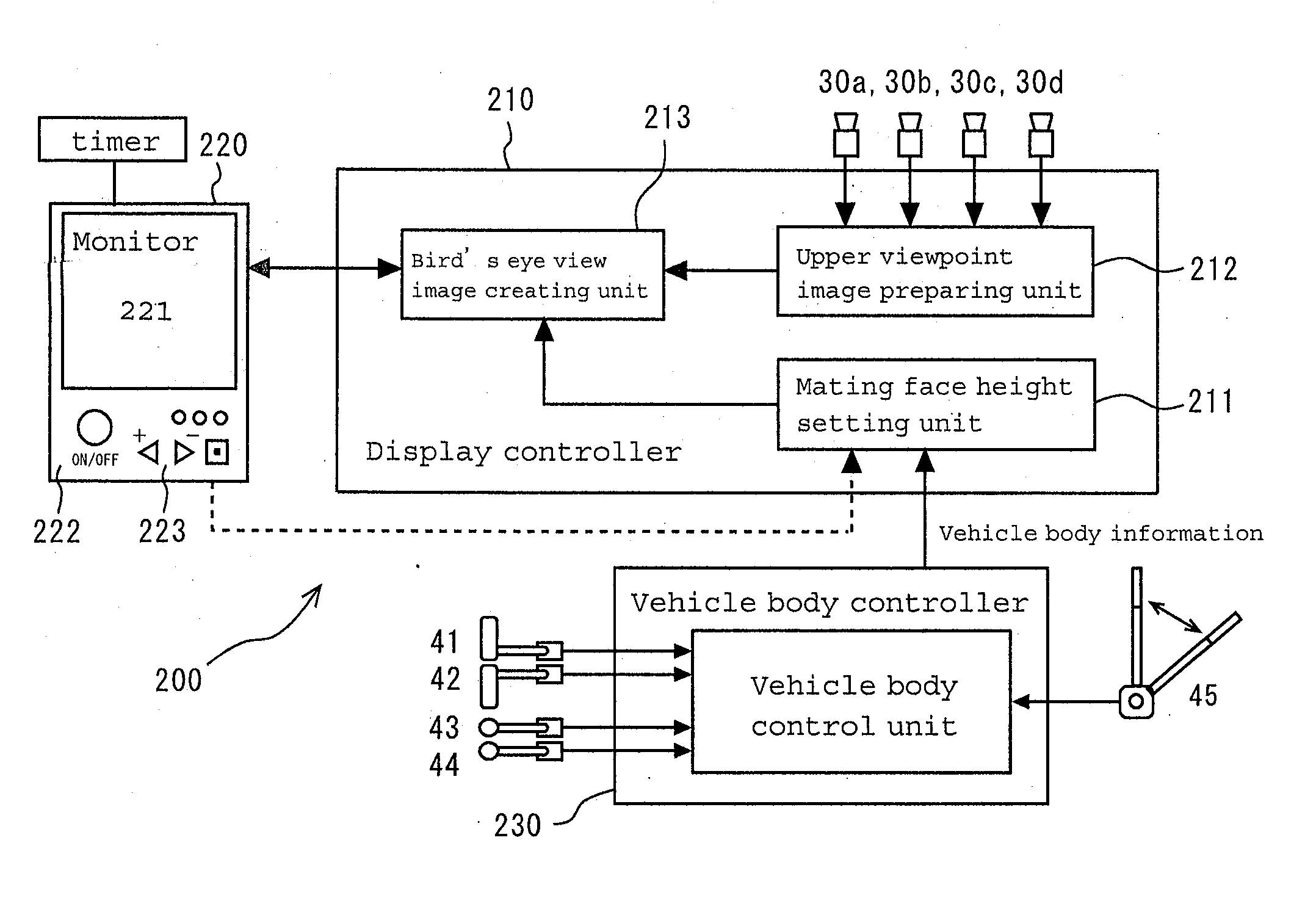 Environment monitoring device for operating machinery