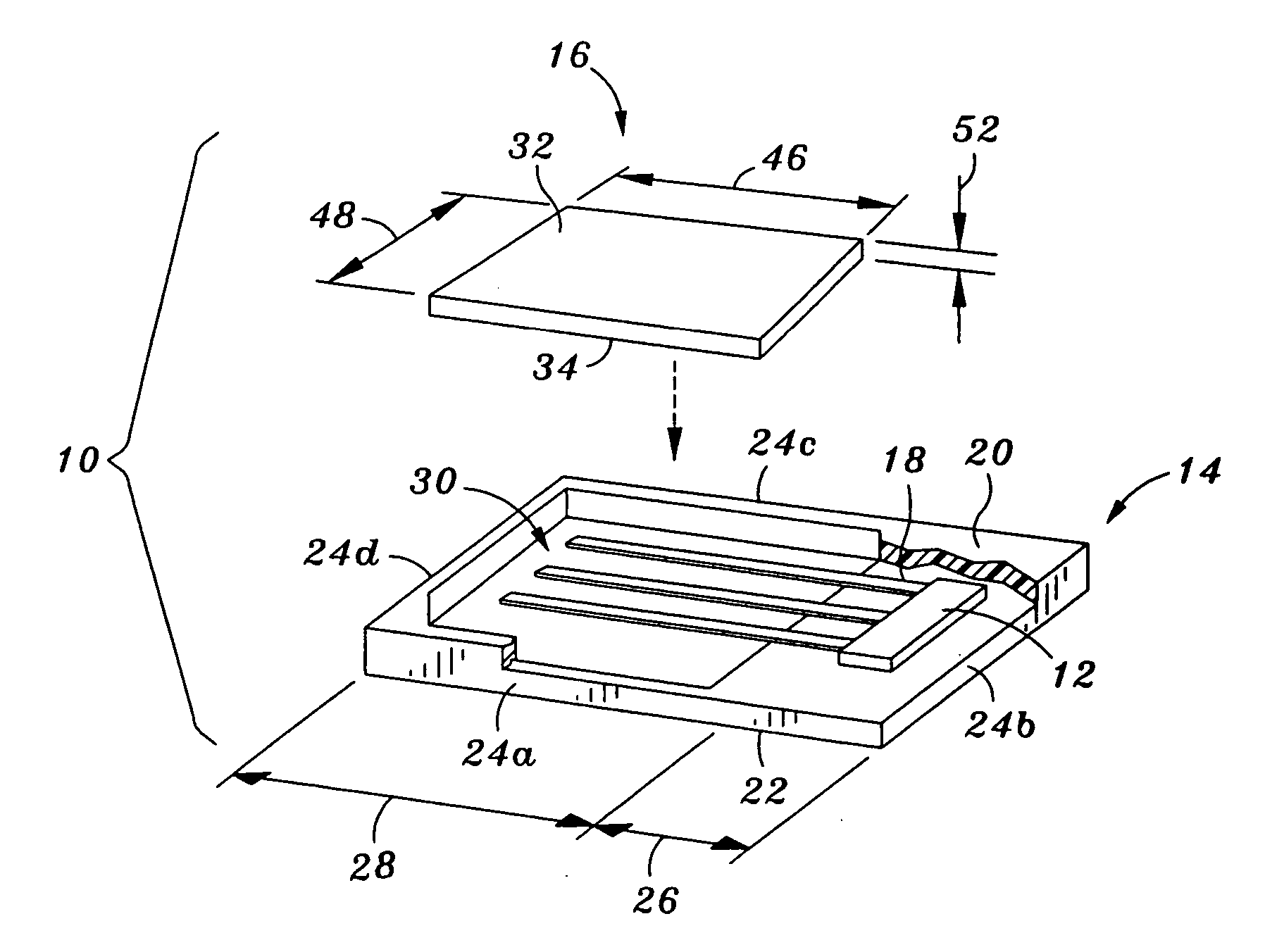 Method of fabricating a chip