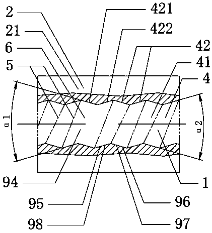 Bolt and nut connecting structure for dumbbell-like shaped symmetrical two-way tapered threads