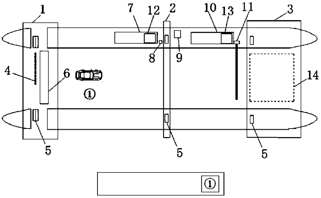 A tandem toll queue management system for toll roads