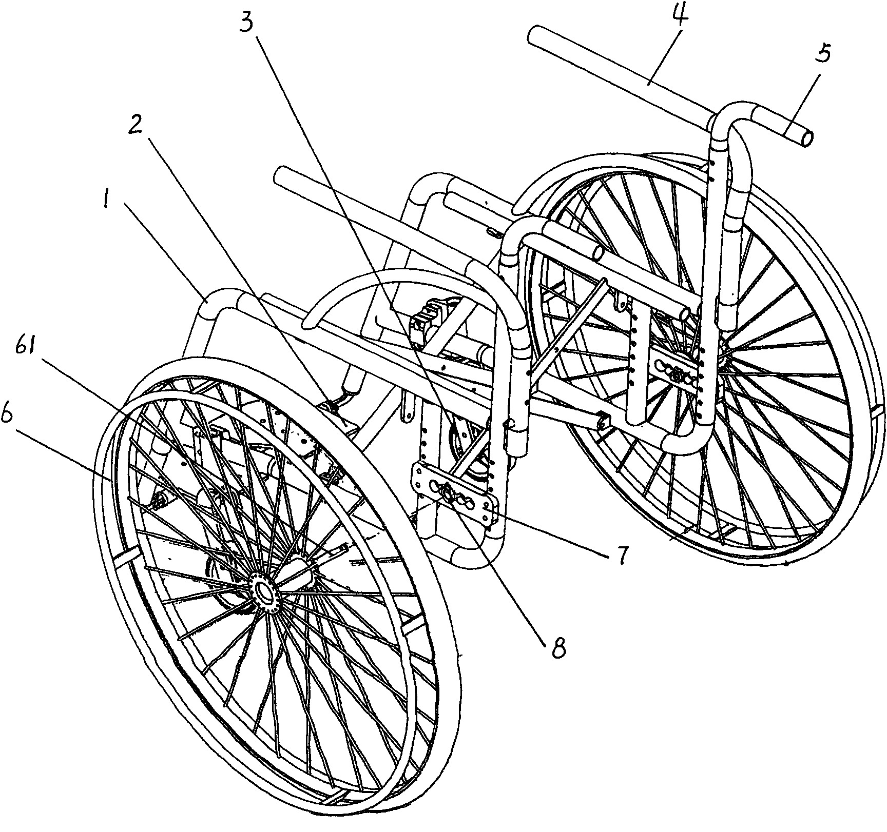 Manual wheelchair