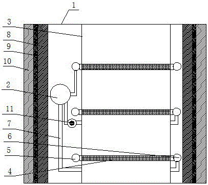 Gas forced circulation waste heat boiler