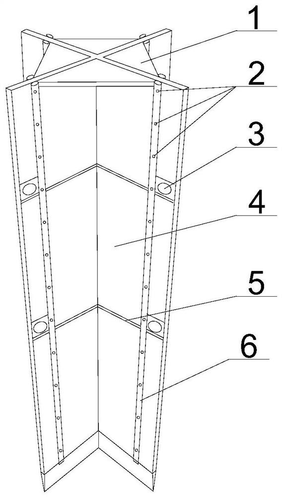 Reinforcement structure and construction method suitable for partition wall in double-arch tunnel