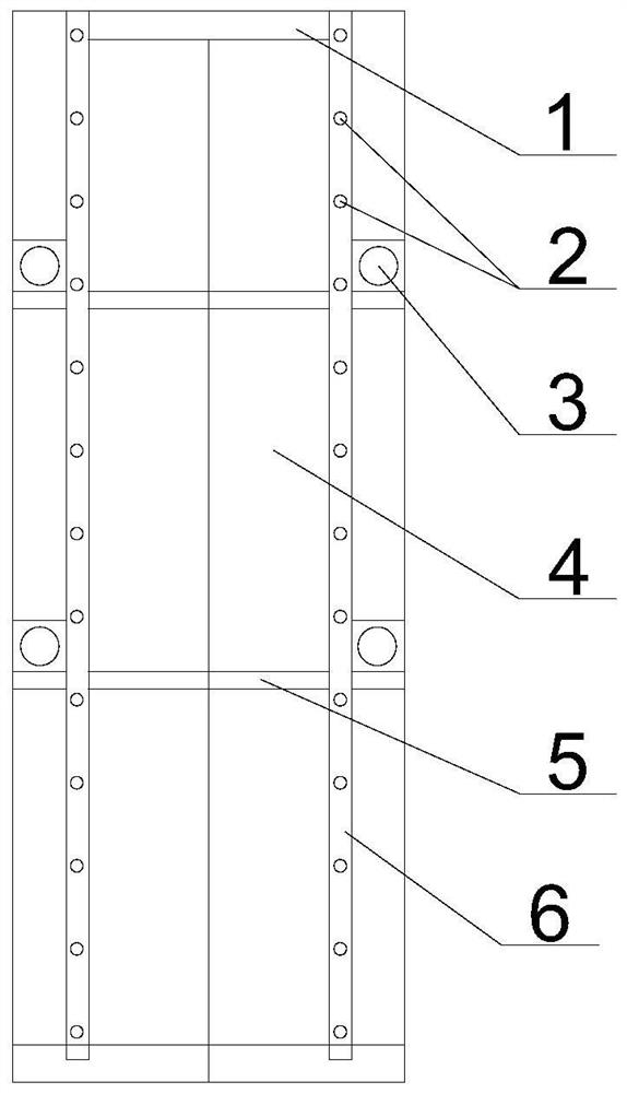 Reinforcement structure and construction method suitable for partition wall in double-arch tunnel