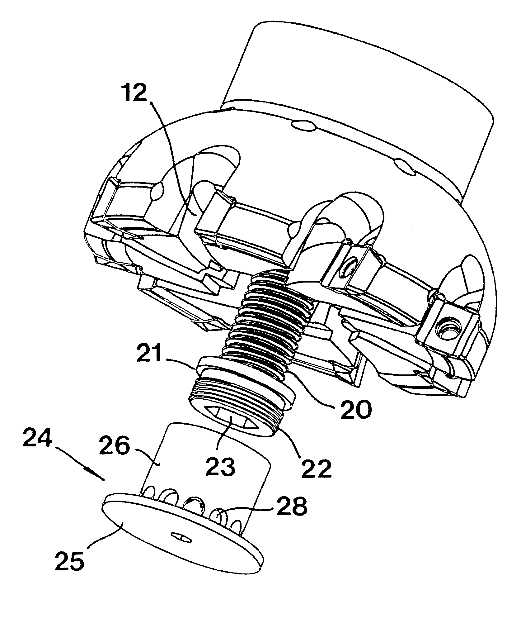 Tool for chip removing machining and having fluid-conducting branch ducts
