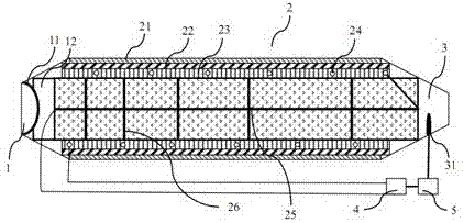 Air electrical heating device