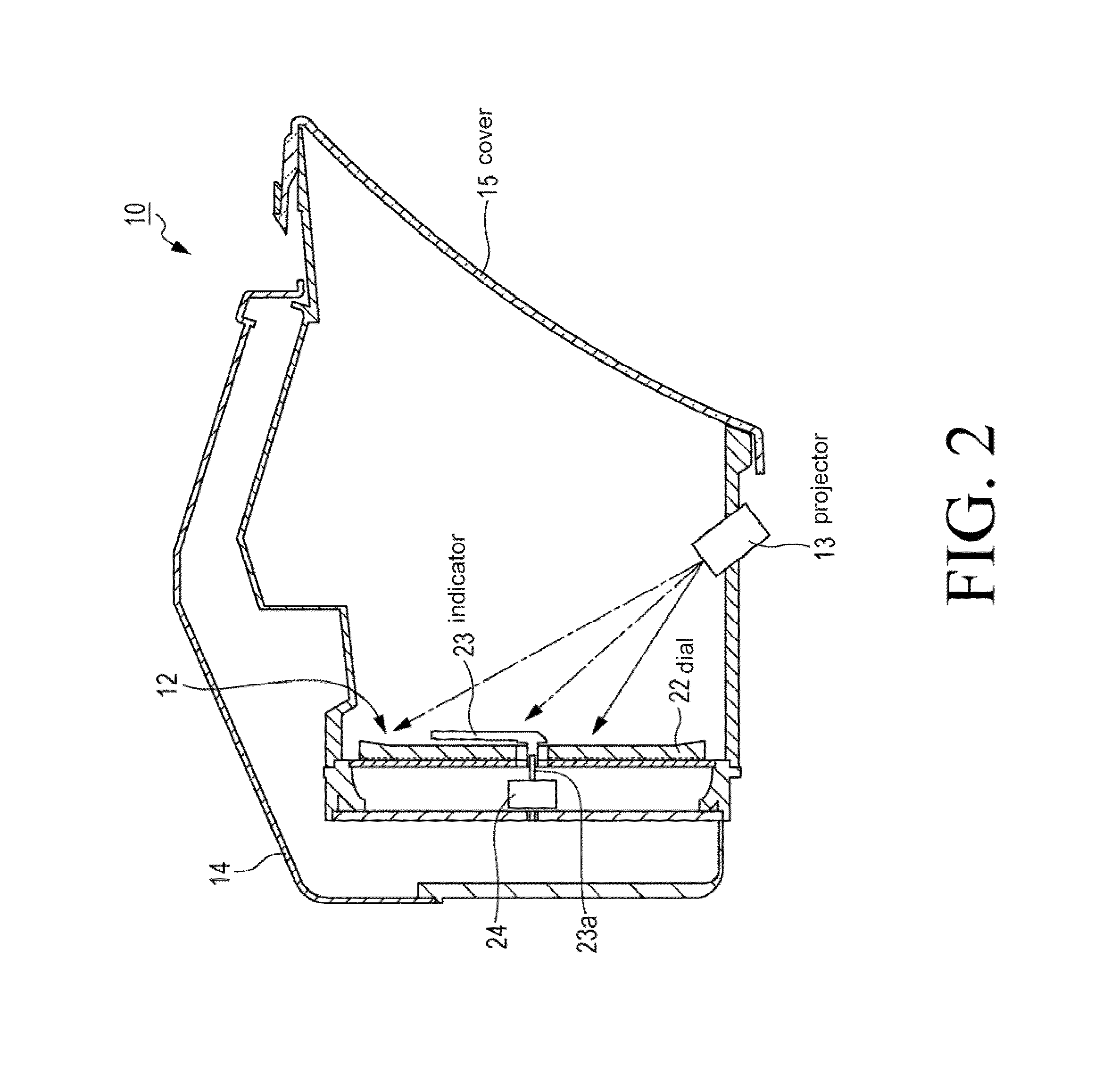 Vehicle instrument