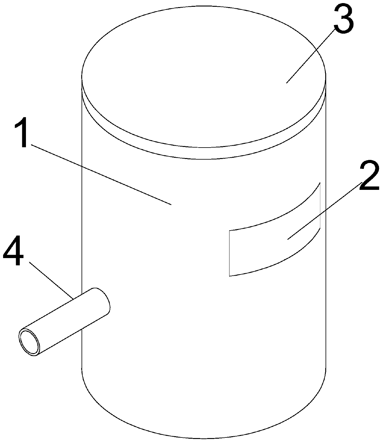 Household garbage treatment device