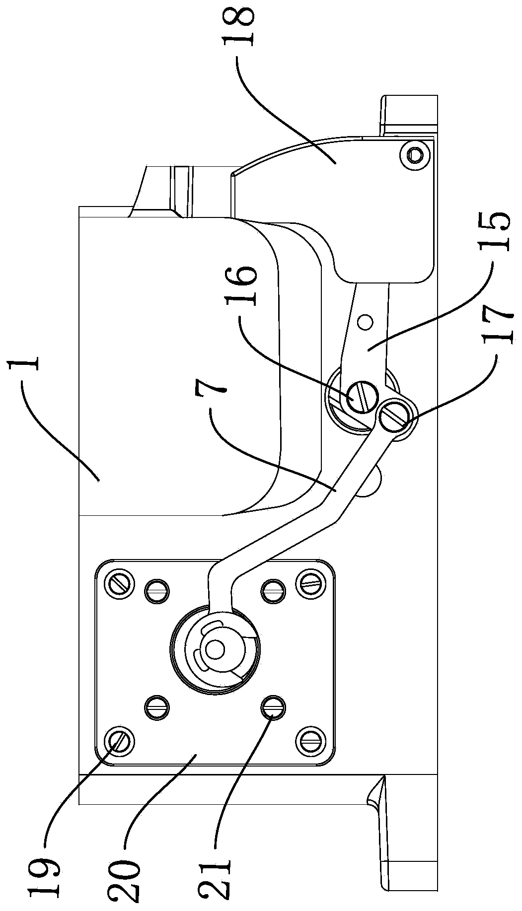 Stitch length adjusting structure of sewing machine