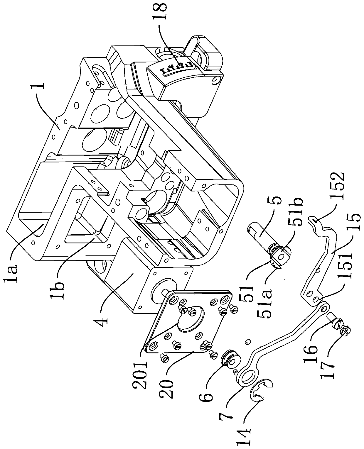 Stitch length adjusting structure of sewing machine