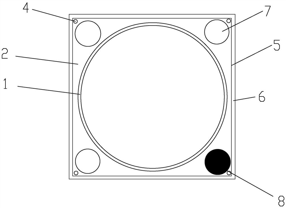 Residential composite exhaust passage and mounting method thereof