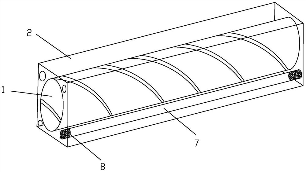 Residential composite exhaust passage and mounting method thereof