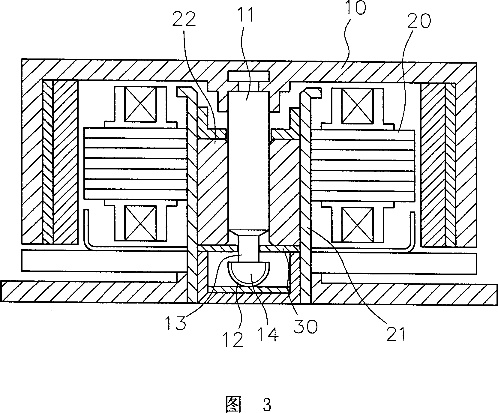 Motor rotor pin jointing structure