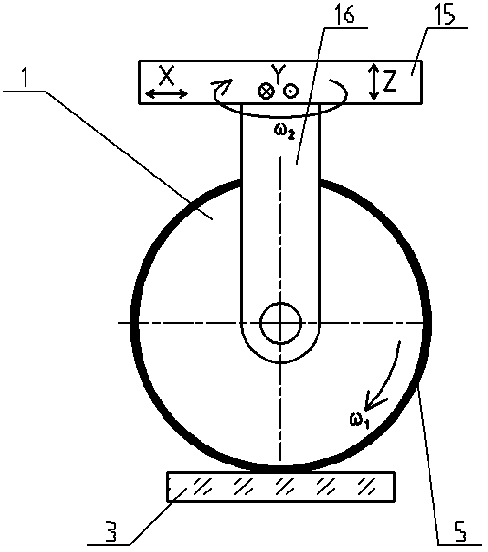 Device for realizing rotary fluid supply and recycle during revolving/rotating type magnetorheological polishing