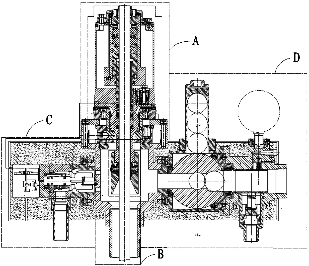 Full hydraulic intelligent wellhead integrated device