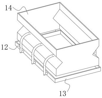 Material returning device for non-woven fabric production