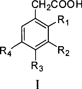 Process for producing trifluoro benzene acetic acid