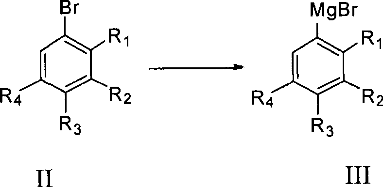 Process for producing trifluoro benzene acetic acid