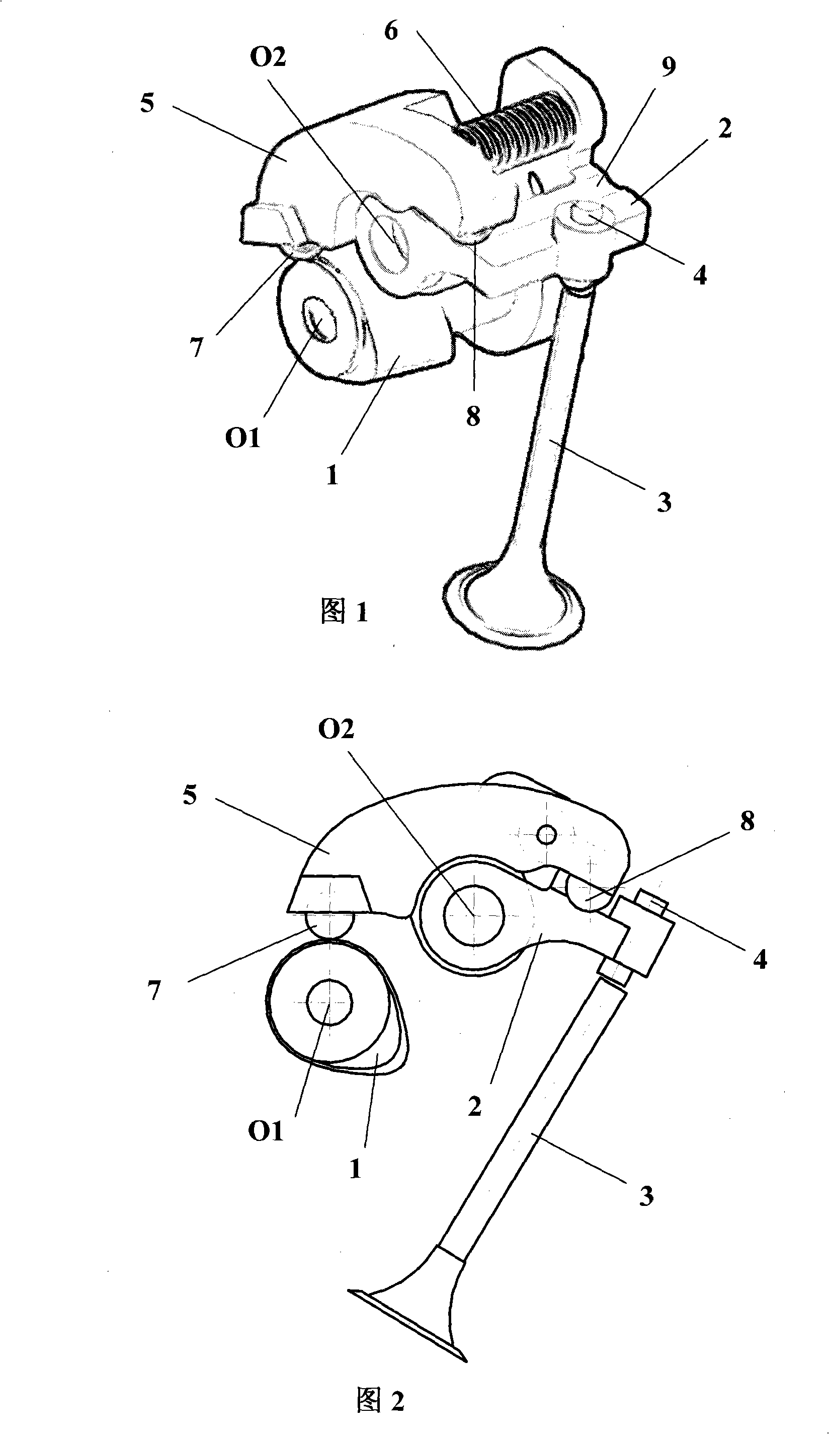 Device of engine for continuously changing air valve phase