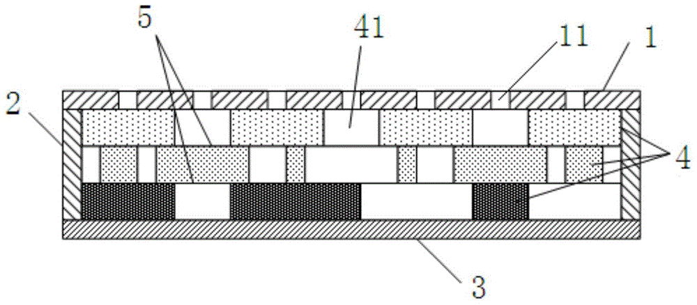 Porous composite sound absorption structure