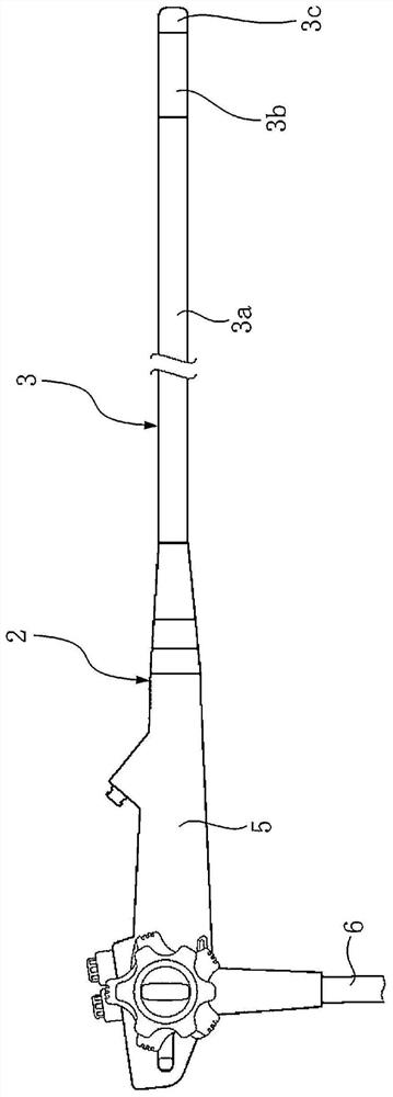 Endoscope adhesive agent, cured product thereof, endoscope, and method for producing same