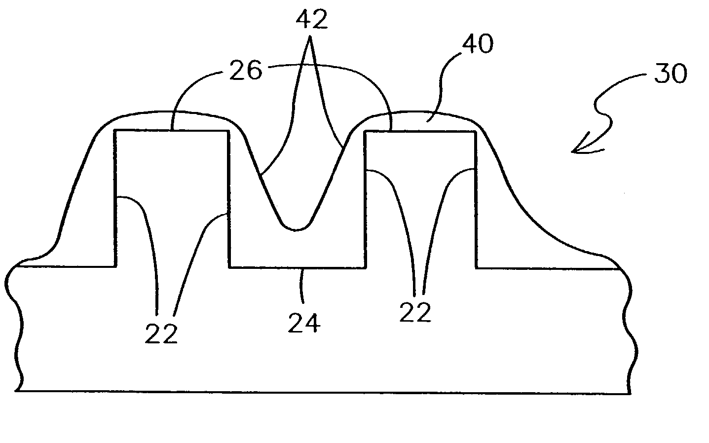 Silicon oxide co-deposition/etching process