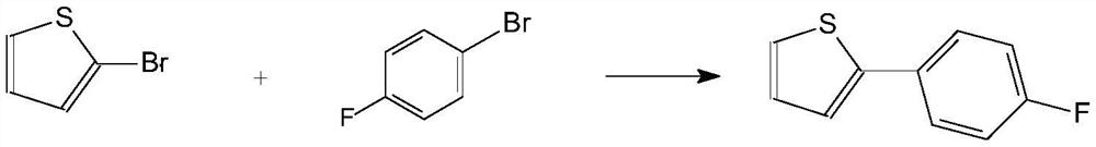 A kind of preparation method of high-purity 2-(4-fluorophenyl)thiophene