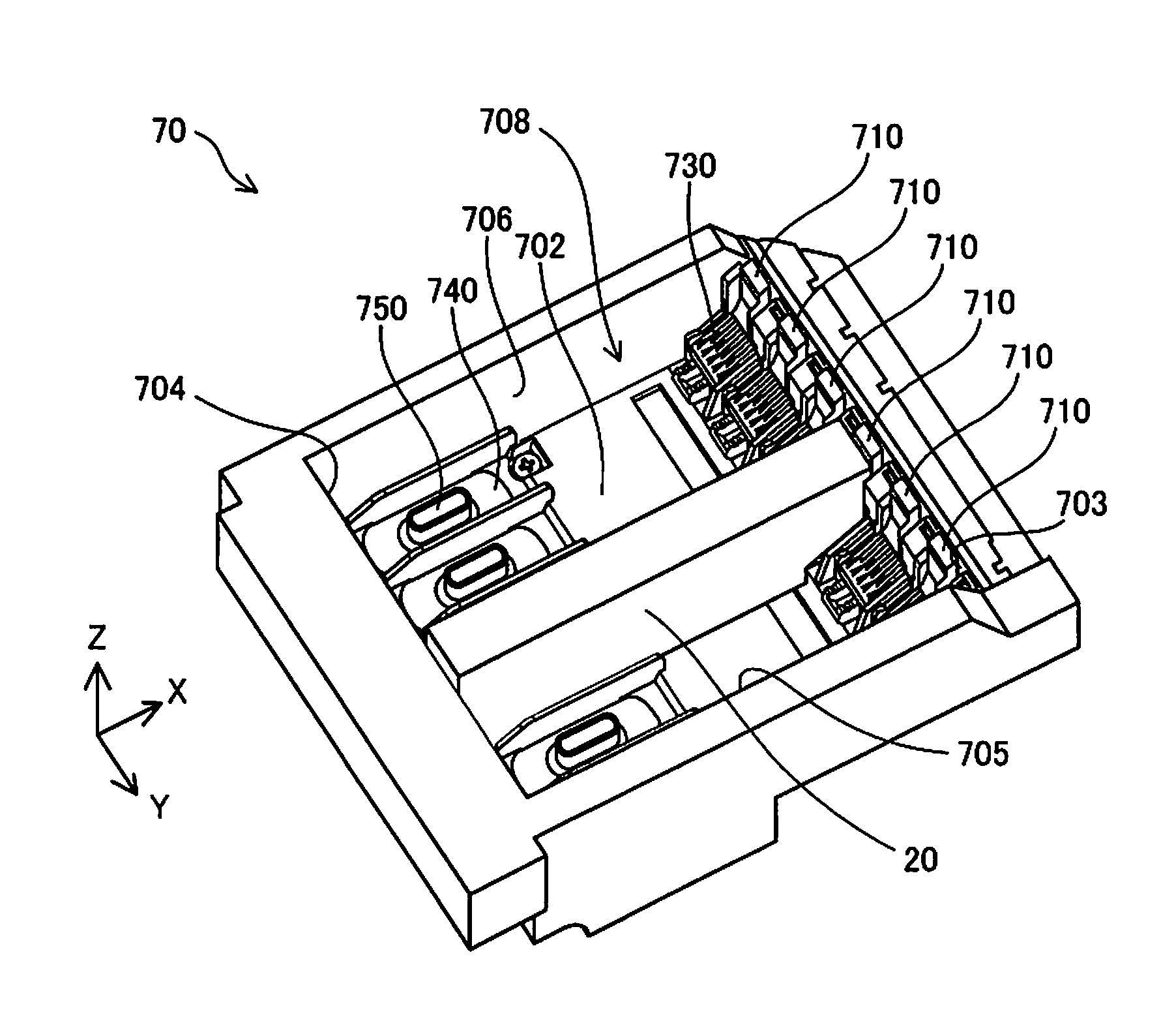 Liquid storage container and cover therefor