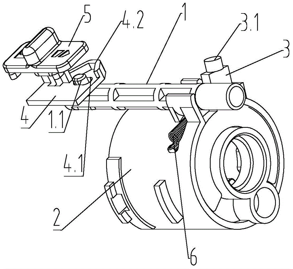 Electric tool push rod assembly