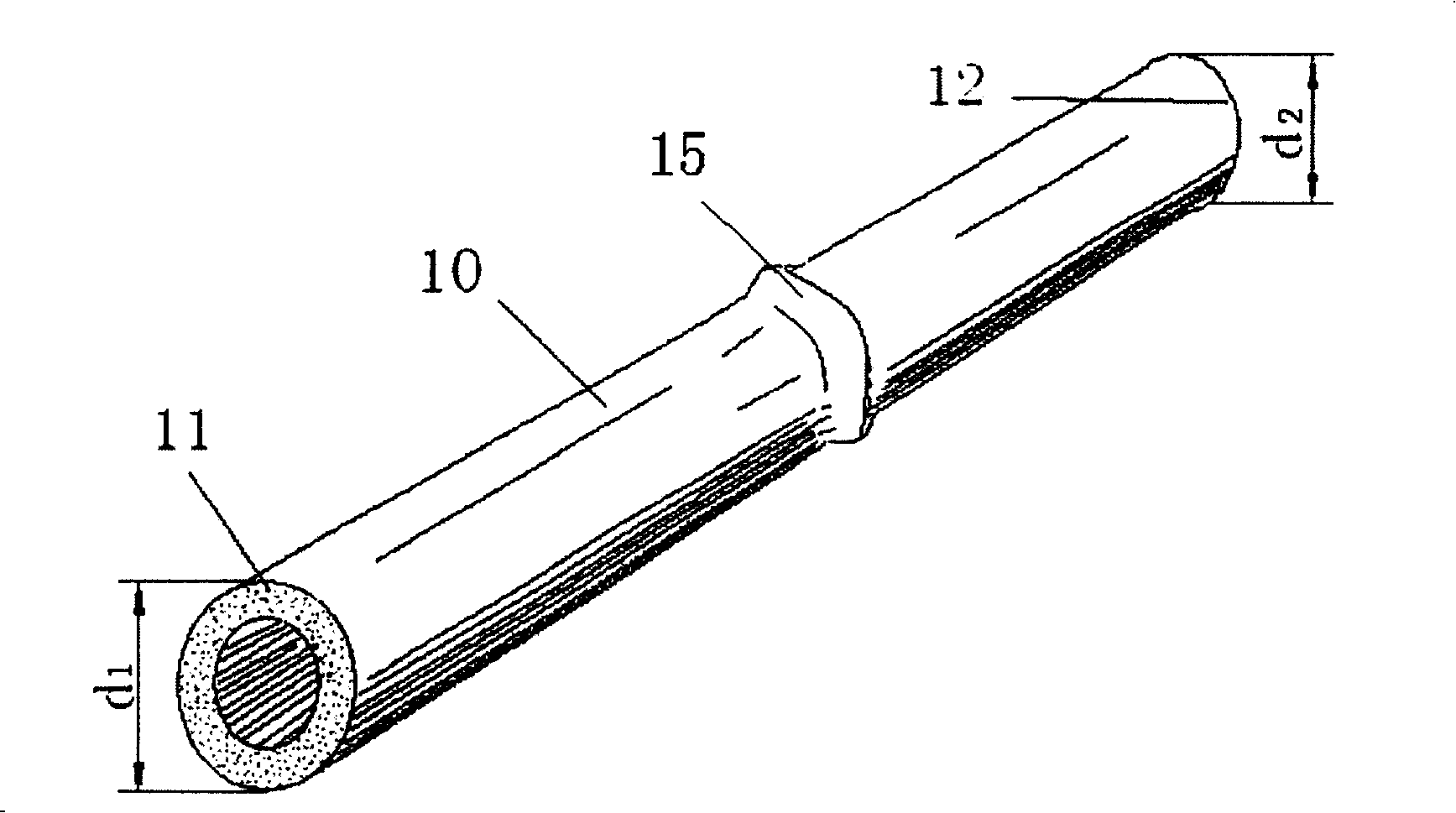 Bamboo wood original state regular polygon recombined material and method for producing the same