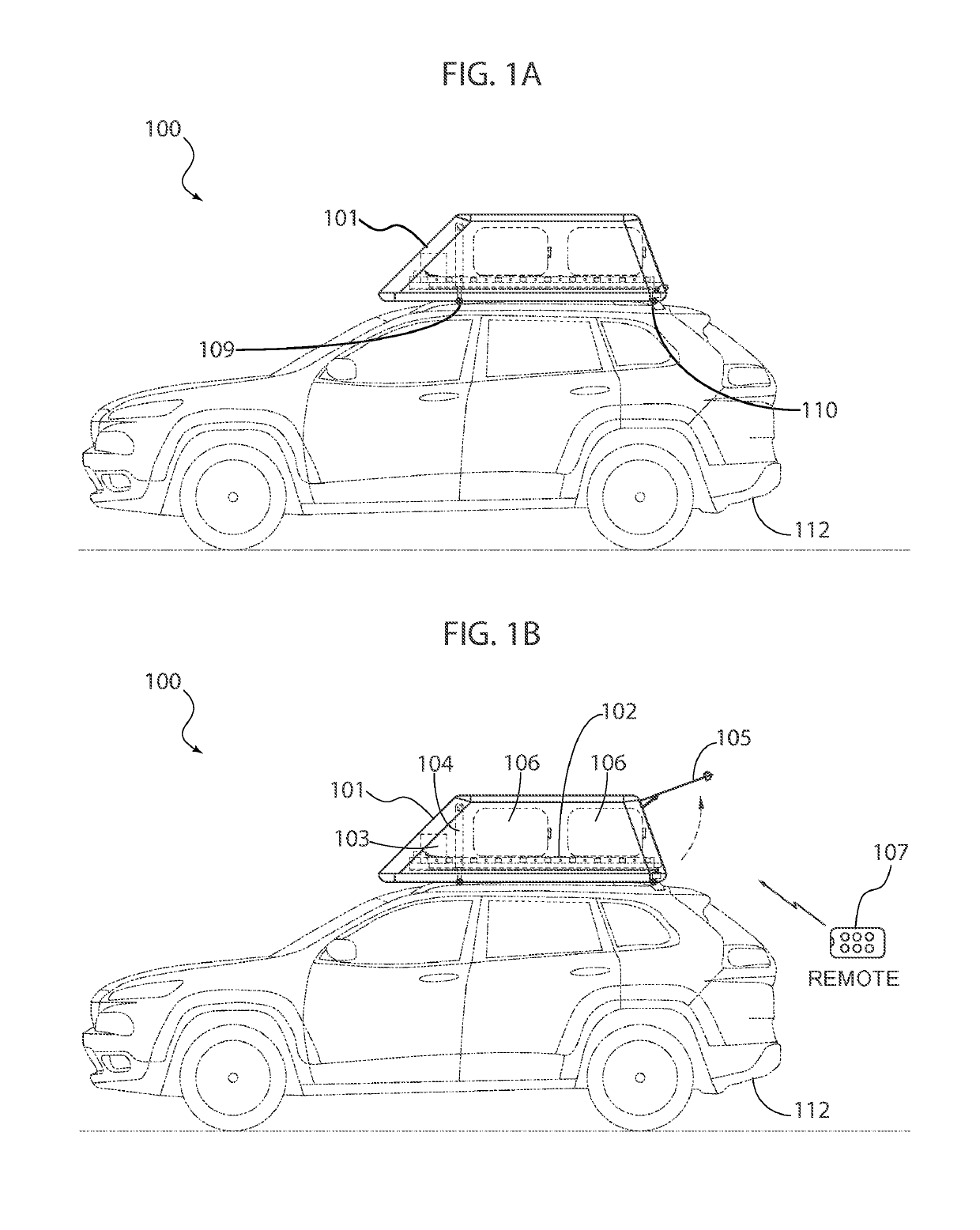 Automated self-loading cargo carrier for vehicles